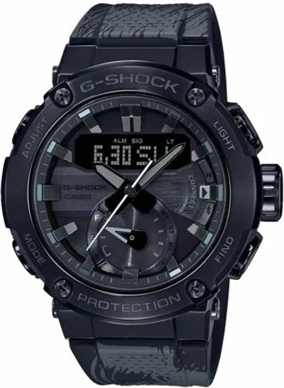 Pre-owned Casio G-shock G-steel Gst-b200tj-1ajr Solar Men's Watch Bluetooth In Box