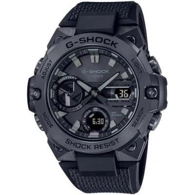 Pre-owned Casio G-shock G-steel Gst-b400bb-1ajf Black Bluetooth Tough Men Watch From Japan