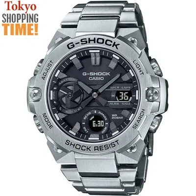 Pre-owned Casio G-shock G-steel Gst-b400d-1ajf Solar Bluetooth Carbon Core Men`s Watch