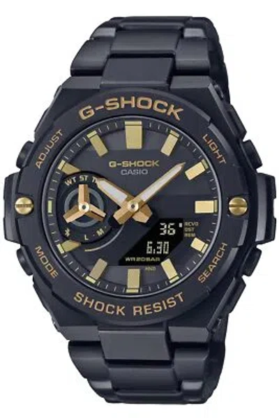 Pre-owned Casio G-shock G-steel Gst-b500bd-1a9jf Men's Watch Bluetooth Stainless Band