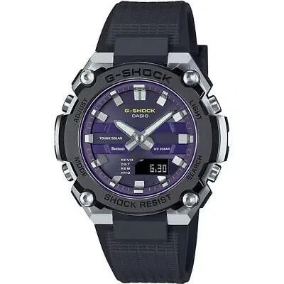 Pre-owned Casio G-shock G-steel Gst-b600a-1a6jf Purple Men's Watch In Box