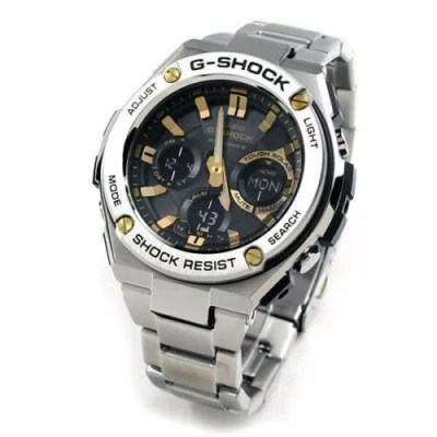 Pre-owned Casio G-shock G-steel Gst-w110d-1a9jf Solar Radio Men's Watch In Box