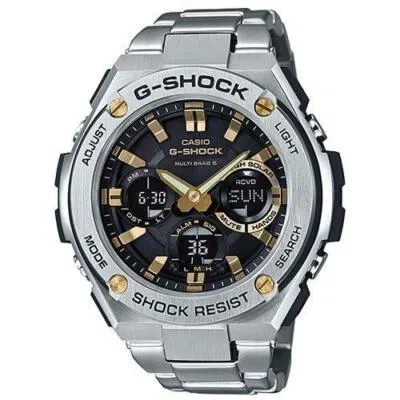 Pre-owned Casio Watch G-shock G-steel Radio Solar Gst-w110d-1a9jf Silver 20bar Japan