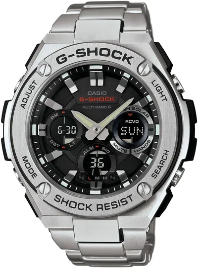 Pre-owned Casio G-shock G-steel Gst-w110d-1ajf Men`s Wrist Watch Digital From Japan