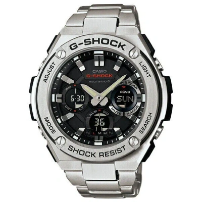 Pre-owned Casio G-shock G-steel Gst-w110d-1ajf Tough Solar Watch Gst-w110d-1a Men's