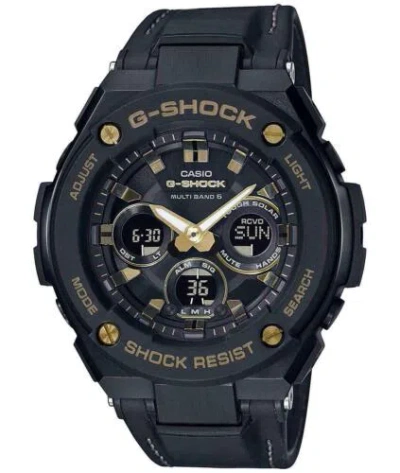 Pre-owned Casio G-shock G-steel Gst-w300gl-1ajf Solar Radio Men's Watch 2019 In Box