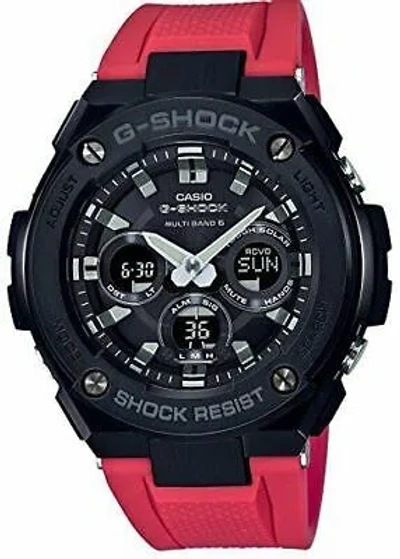 Pre-owned Casio G-shock G-steel Radio Solar Gst-w300g-1a4jf Men's Watch In Box