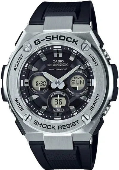 Pre-owned Casio G-shock G-steel Radio Solar Gst-w310-1ajf Men's Watch In Box
