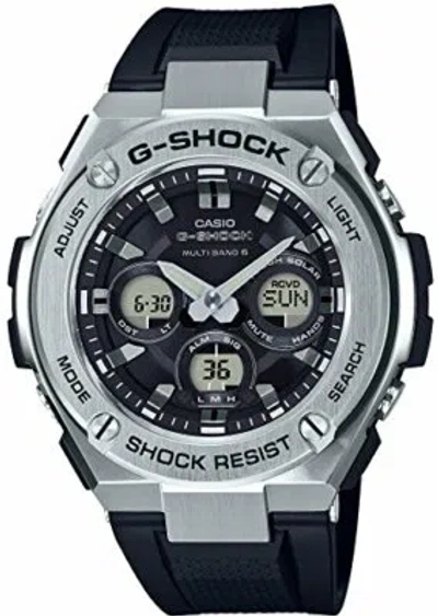Pre-owned Casio G-shock G-steel Radio Solar Gst-w310-1ajf Men's Watch In Box