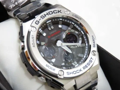 Pre-owned Casio G-shock G-steel Series Gst-w110d-1ajf Multiband 6 Men Watch In Box