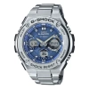 Casio G-shock G-steel 'silver Blue' In Gray