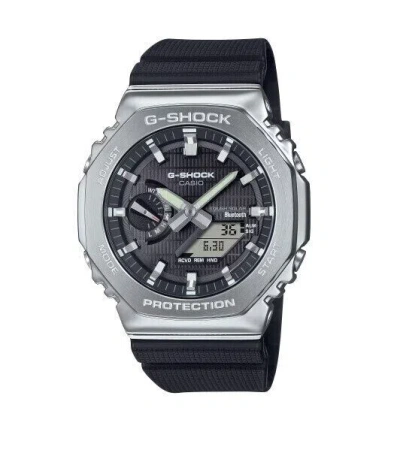 Pre-owned Casio G-shock G-steel Tough Solar Bluetooth Black Dial Watch Gbm2100-1a