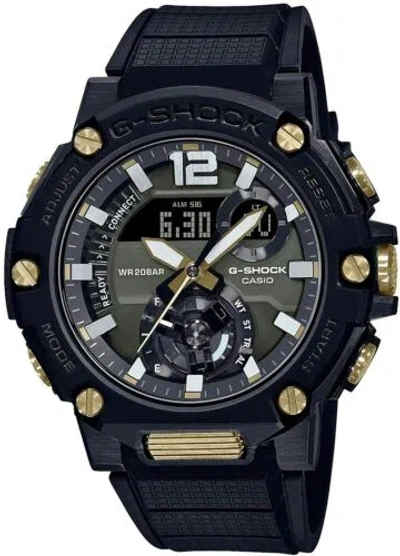 Pre-owned Casio G-shock G-steelgst-b300b-1ajf Solar Men's Watch Bluetooth In Box