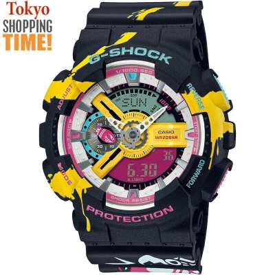 Pre-owned Casio G-shock Ga-110ll-1ajr League Of Legends Limited Edition Quartz Men Watch