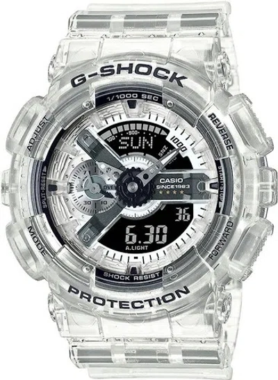 Pre-owned Casio G-shock Ga-114rx-7ajr Clear Remix 40th Anniversary Limited Watch Men
