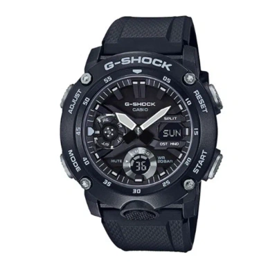 Pre-owned Casio G-shock Ga-2000s-1a Black Resin Band Men Watch