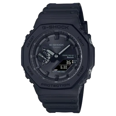 Pre-owned Casio G-shock Ga-b2100-1a1jf Tough Watch All Black From Japan With Tracking