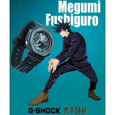 Pre-owned Casio G-shock Ga-b2100-1a1prf Spell Return Collaboration Watch Fushiguro Megumi