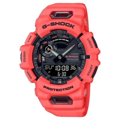 Pre-owned Casio G-shock Gba-900-4adr Pink Resin Strap Men's Watch
