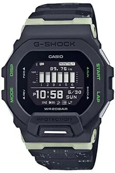 Pre-owned Casio G-shock Gbd-200lm-1jf G-squad Bluetooth Equipped Watch Men's Black