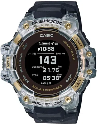 Pre-owned Casio G-shock Gbd-h1000-1a9jr G-squad Step Tracker Bluetooth Mobile Gps Watch