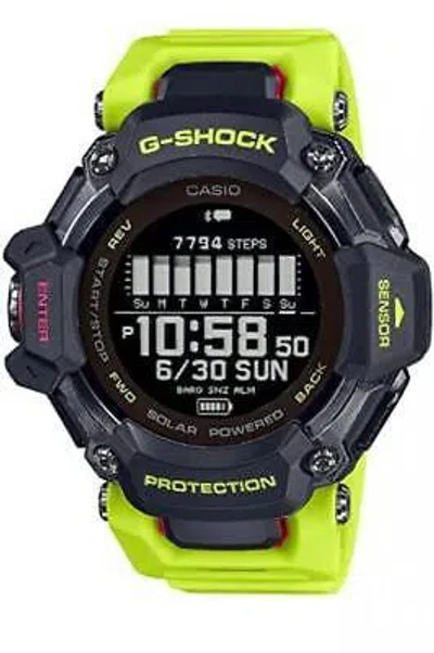 Pre-owned Casio G-shock Gbd-h2000-1a9jr G-squad Sport Bluetooth Gps Digital Men Watch