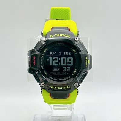 Pre-owned Casio G-shock Gbd-h2000-1a9jr Sports Line G-squad Japan Yellow Gbd-h2000 Series