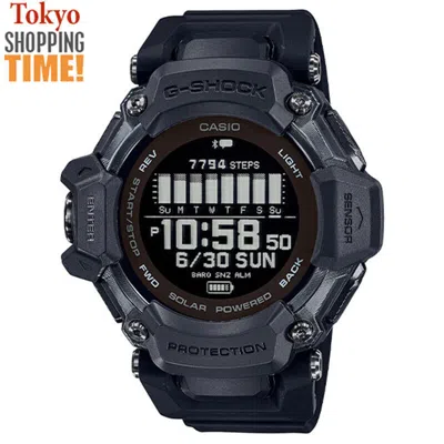 Pre-owned Casio G-shock Gbd-h2000-1bjr G-squad Black Bluetooth Mobile Sport Men Watch