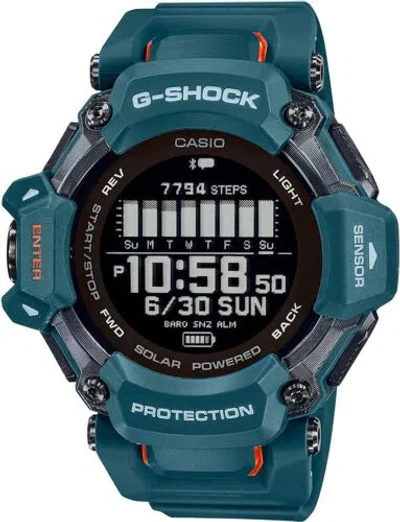 Pre-owned Casio G-shock Gbd-h2000-2jr G-squad Digital Sport Gps Bluetooth Watch Men