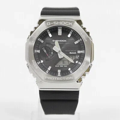 Pre-owned Casio G-shock Gbm-2100-1a Gbm-2100 Solar Analog Digital Metal