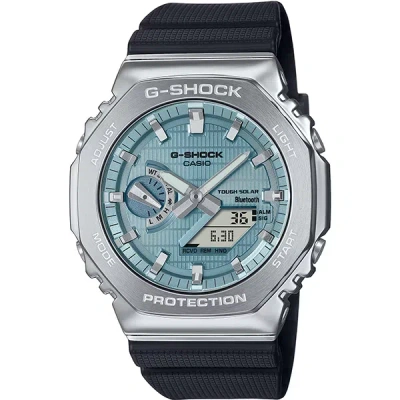 Pre-owned Casio G-shock Gbm-2100a-1a2jf Black Solar Radio Digital Men's Watch In Box