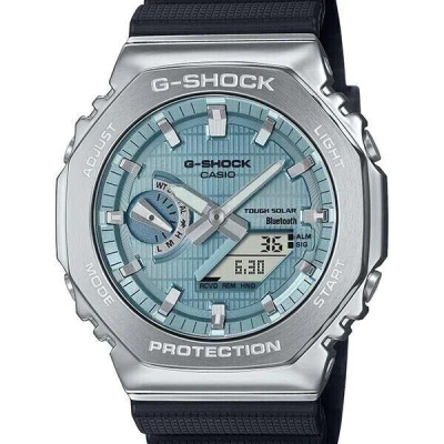 Pre-owned Casio G-shock Gbm2100a-1a2 G-steel Tough Solar Bluetooth Watch