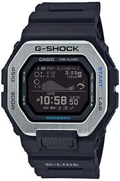 Pre-owned Casio G-shock Gbx-100-1jf G-lide Men's Watch Black