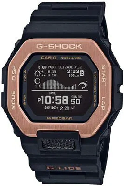 Pre-owned Casio G-shock Gbx-100ns-4jf G-lide Bluetooth Mobile Link Function Men's Watch