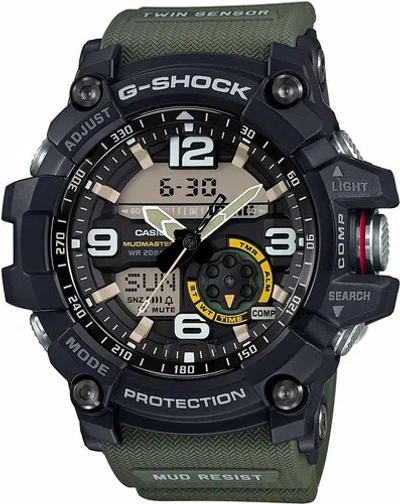 Pre-owned Casio G-shock Gg-1000-1a3jf Mudmaster Quartz Watch Twin Sensor Japan Inport