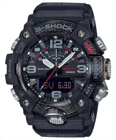 Pre-owned Casio G-shock Gg-b100-1ajf Mudmaster Carbon Core Bluetooth Men Watch Gg-b100-1a