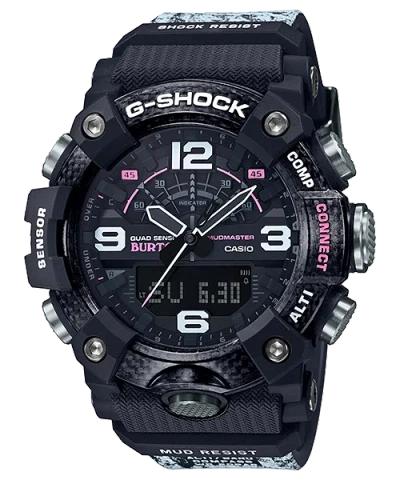 Pre-owned Casio G-shock Gg-b100btn-1ajr Burton Collaboration Model Mudmaster Watch Men's