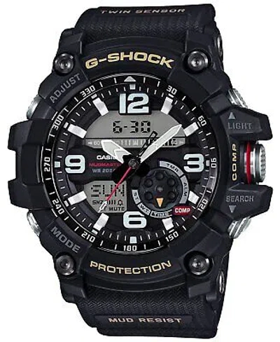 Pre-owned Casio G-shock Gg1000-1a Men's Watch Twin Sensor Mudmaster Black