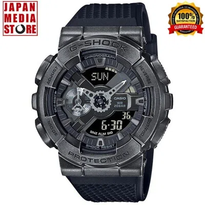 Pre-owned Casio G-shock Gm-110vb-1ajr Steampunk Metal Case Chrono Analog Digital Men Watch