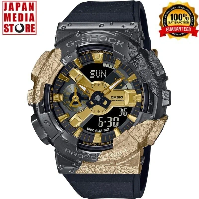 Pre-owned Casio G-shock Gm-114gem-1a9jr 40th Anniversary Adventurer Stone Men Watch