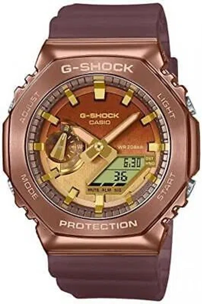 Pre-owned Casio G-shock Gm-2100cl-5ajf Classy Off-road Analog Digital Men Watch
