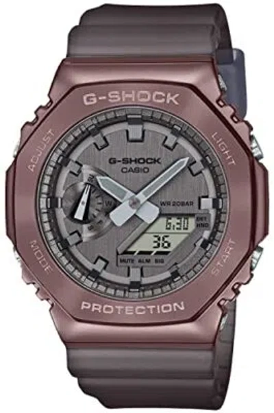 Pre-owned Casio G-shock Gm-2100mf-5ajf Midnight Fog Analog Digital Men's Watch Limited
