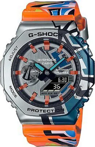Pre-owned Casio G-shock Gm-2100ss-1ajr Street Spirit Limited Men's Watch In Box