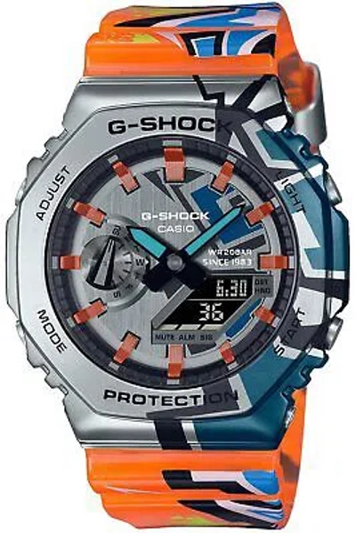 Pre-owned Casio G-shock Gm-2100ss-1ajr Street Spirit Limited Men's Watch Resin Band