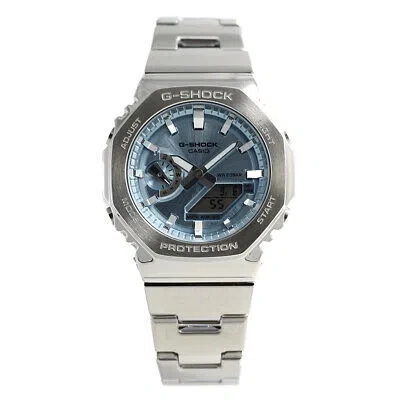 Pre-owned Casio G-shock Gm-2110d-2ajf Gm-2110d-2a Gm-2110 Series Full Metal Light Blue