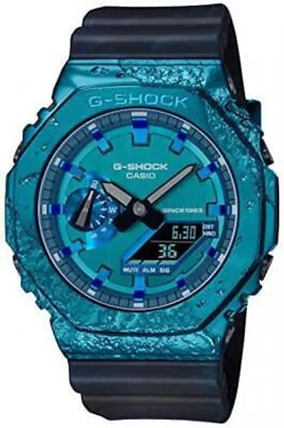 Pre-owned Casio G-shock Gm-2140gem-2ajr 40th Anniversary Adventurer Stone Men Watch
