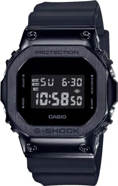 Pre-owned Casio G-shock Gm-5600b-1jf Digital Stainless Steel Bezel Men's Gm-5600b-1 Watch