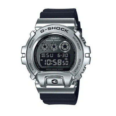 Pre-owned Casio G-shock Gm-6900-1d Metal Covered Bezel Special 25th Anniversary Models