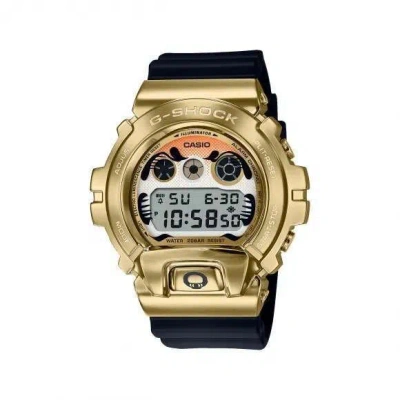 Pre-owned Casio G-shock Gm-6900gda-9 Daruma Design Gold Digital Men's Watch