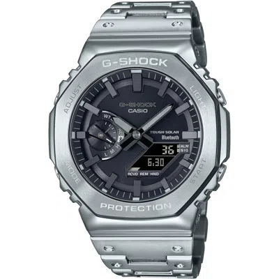 Pre-owned Casio G-shock Gm-b2100d-1ajf Full Metal Bluetooth Solar Watch Black Dial 44.4mm